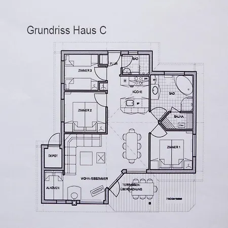 Grobenbrode Open-concept House アパート *